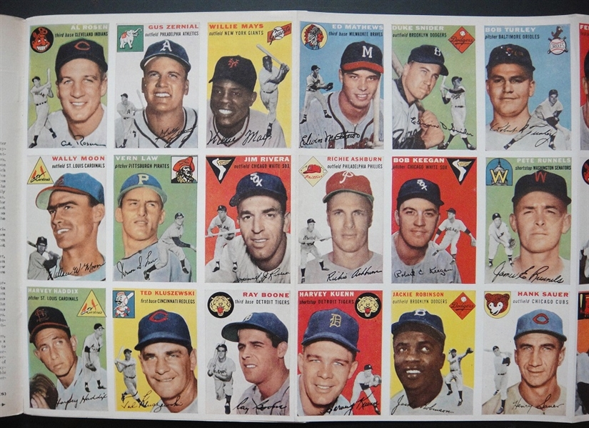 1954 1st Issue of Sports Illustrated w/1954 Topps Baseball Foldout 