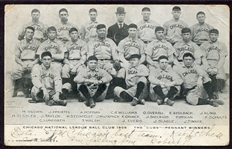 1906 Chicago Cubs V.O. Hammond Postcard