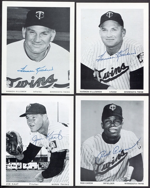 1960s-80s Minnesota Twins Team Issued Photos Lot of 25