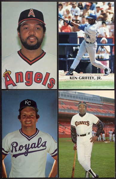 1960s-1990s Team Issued & Various Postcards Lot of 26 Loaded w/HOFers
