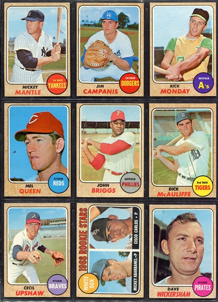 1968 Topps Complete Set 