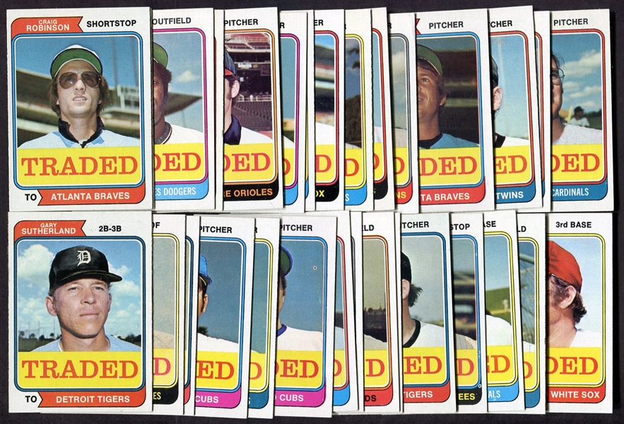 1974 Topps Traded 34 Different 