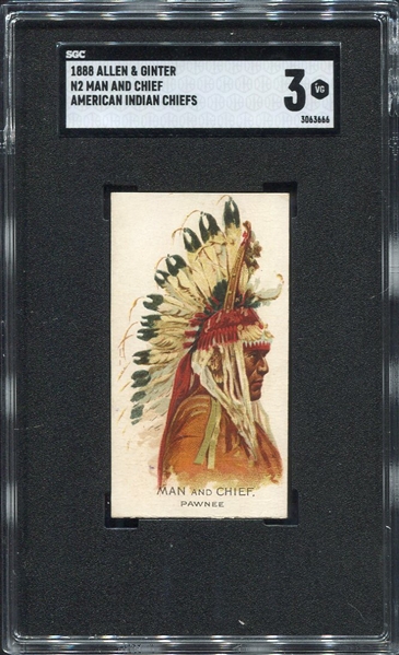 N2 1888 Allen & Ginters American Indian Chiefs Man and Chief SGC 3