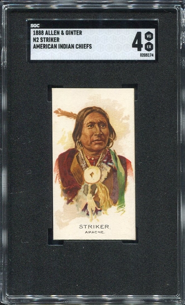 N2 1888 Allen & Ginters American Indian Chiefs Striker SGC 4