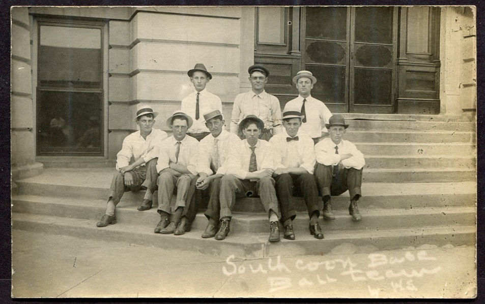 Early 1900s Coon Rapids Iowa Baseball Club RPPC
