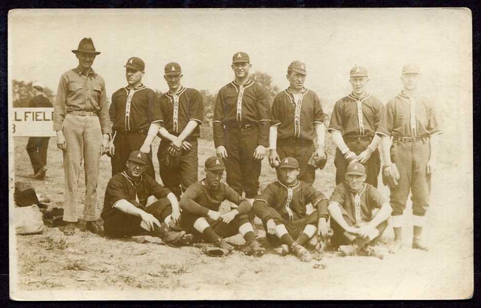 Early 1900s Arizona Baseball Team RPPC