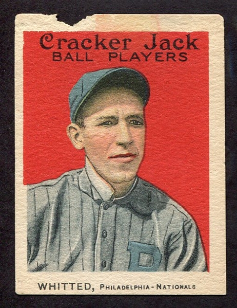 E145-2 1915 Cracker Jack #151 George Whitted