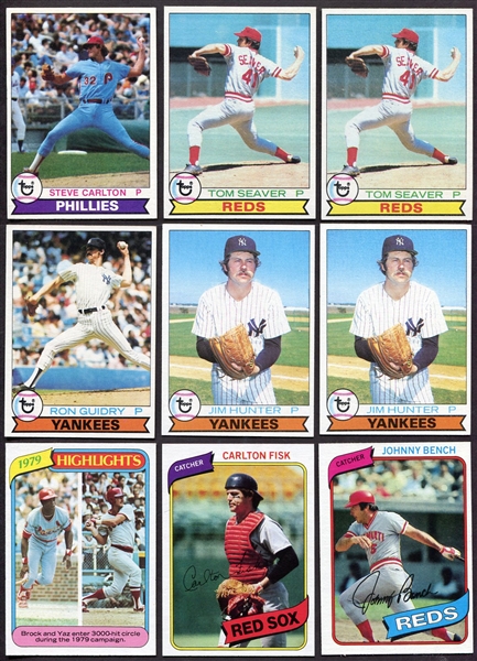 1979 1980  & 1981 Topps HOFer Lot of 19 Cards