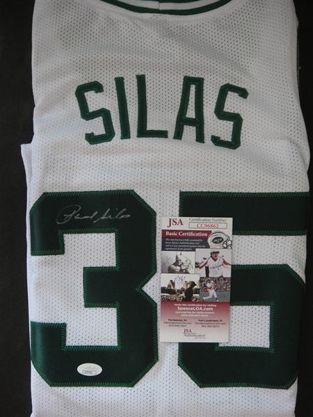 Paul Silas Autographed Boston Celtics Jersey JSA