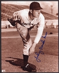 Johnny Vander Meer Signed Personal Check & Photo With 7 Cards