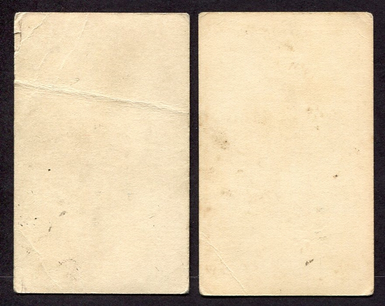E135 Pair of Blank Back Cards