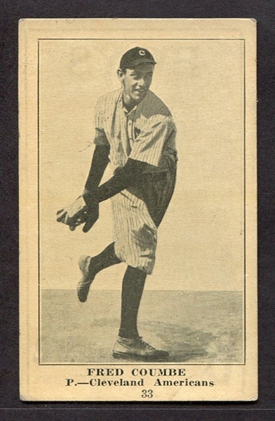 1917 Boston Store #33 Fred Coumbe Cleveland