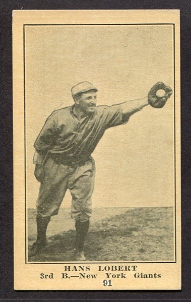 1917 Boston Store #91 Hans Lobert New York Giants