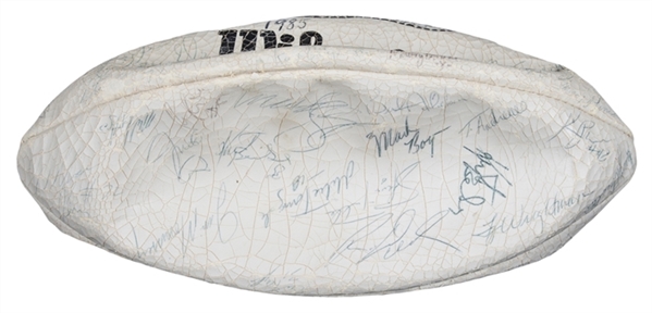 1985 Chicago Bears Autographed Team Football