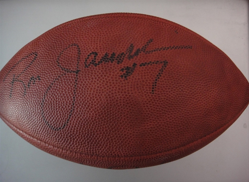 Ron Jaworski & Mike Quick Autographed Official NFL Ball