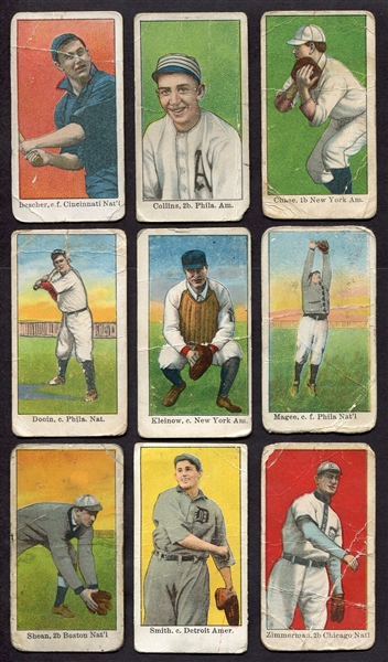 E Card Lot of 9 Different With HOFers