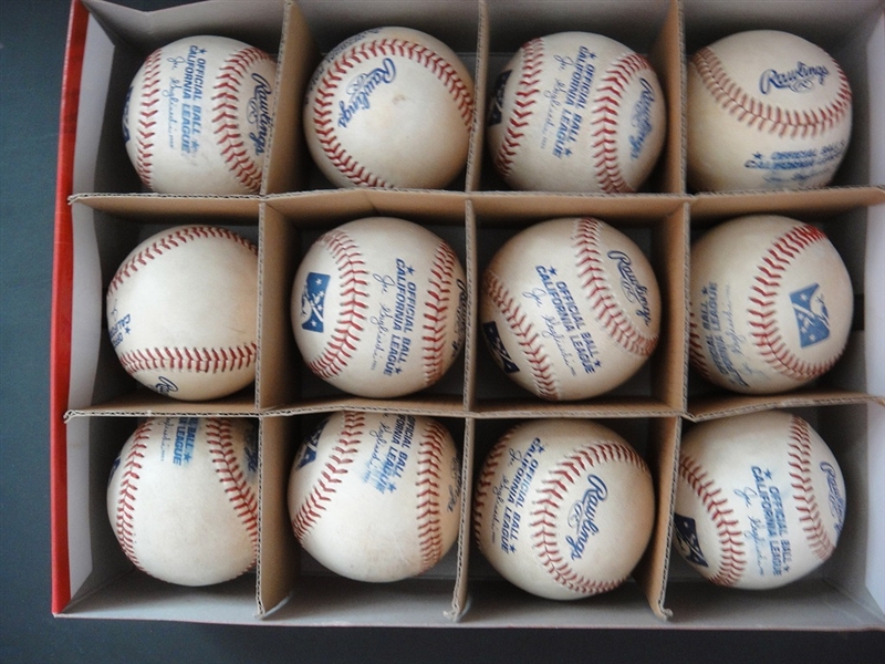 One Dozen Rawlings California League Official Game Balls