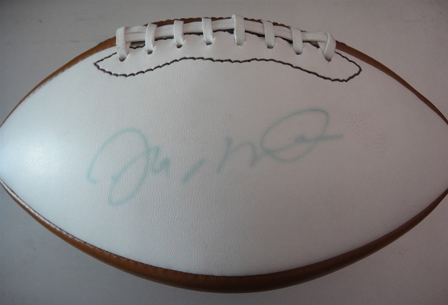 Joe Montana Autographed Football JSA Certified