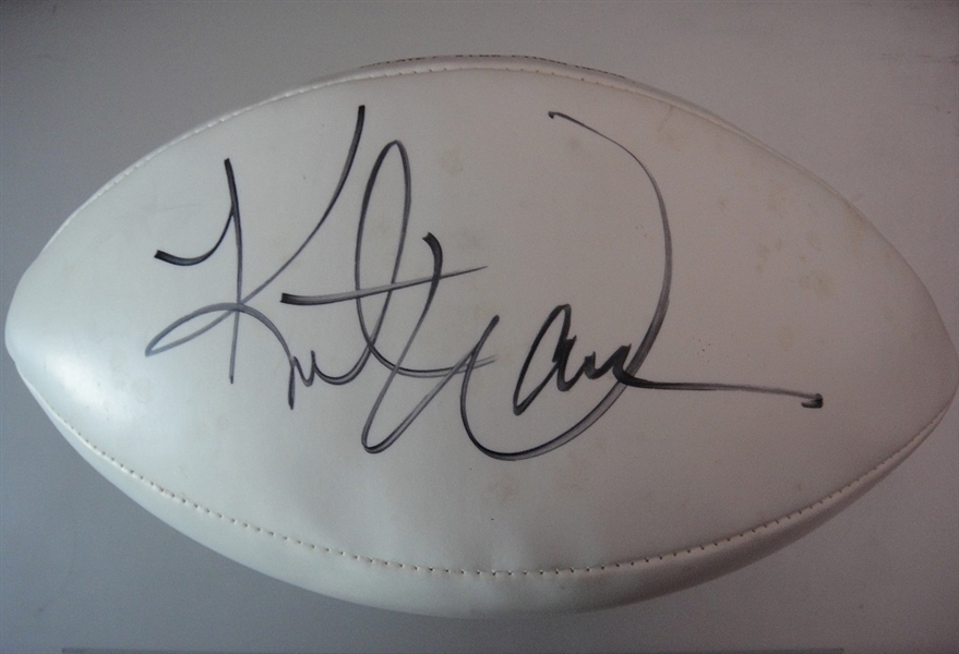 Kurt Warner Autographed Football PSA/DNA Certified
