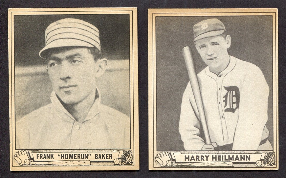 1940 Play Ball Harry Heilmann & Home Run Baker