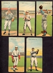 T201 Lot of 11 w/HOFers Huggins Bresnahan & Clarke