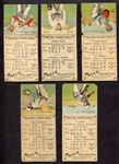 T201 Lot of 11 w/HOFers Huggins Bresnahan & Clarke