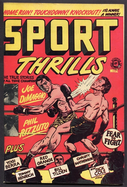 1951 Sport Thrills Comic Book w/Sports Stars