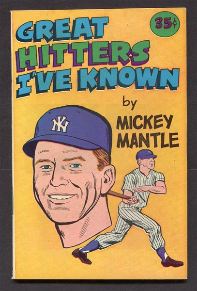 1976 Mickey Mantle Carvel Ice Cream Mini Comic