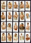 1888-1889 Lot of 26 A16/A17 Allen & Ginter Cards Cut From Albums