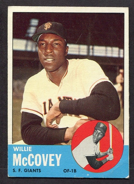 1963 Topps #490 Willie McCovey 