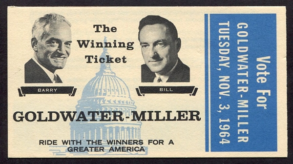 1964 Goldwater-Miller Campaign Brochure