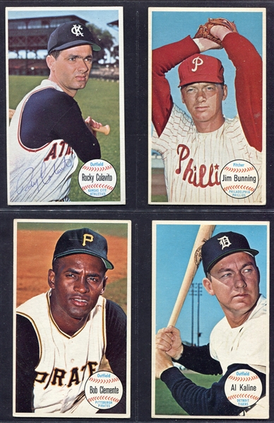 1964 Topps Giants Complete Set of 60 w/3 Signed