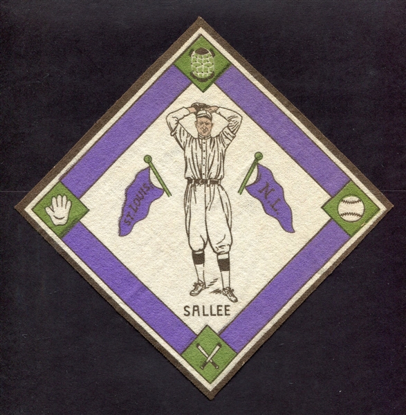 1914 B18 Blanket Slim Sallee Purple Pennants