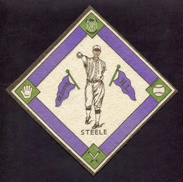 1914 B18 Blanket Bill Steele Purple Pennants