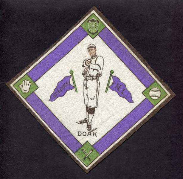 1914 B18 Blanket Bill Doak Purple Pennants
