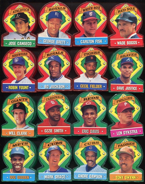 1991 Baseball Superstars Stand-Ups 17 Different w/8 Opened Packs