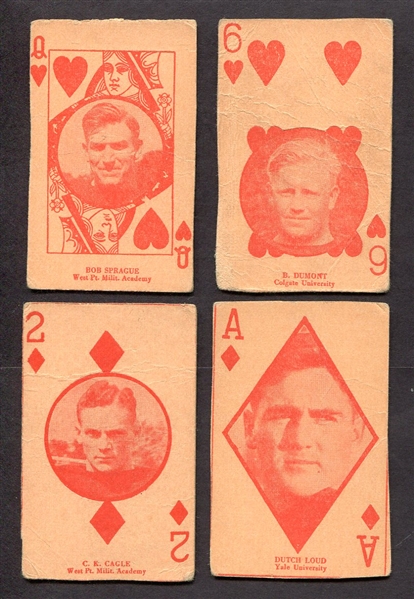 1927 W560 Lot of 4 Football Players
