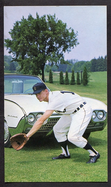 1962 Ford Detroit Tigers Steve Boros Postcard