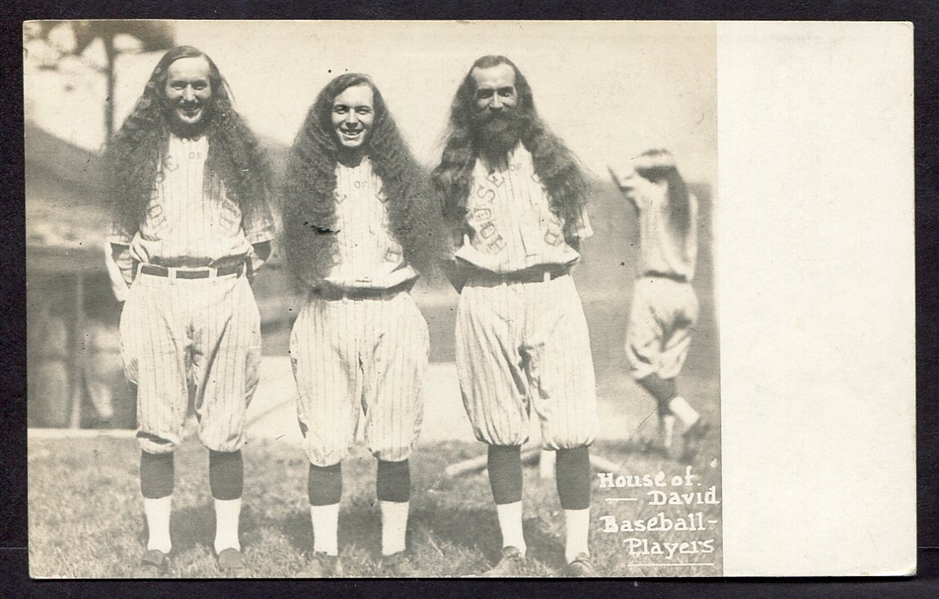1920s House of David Baseball RPPC Postcard