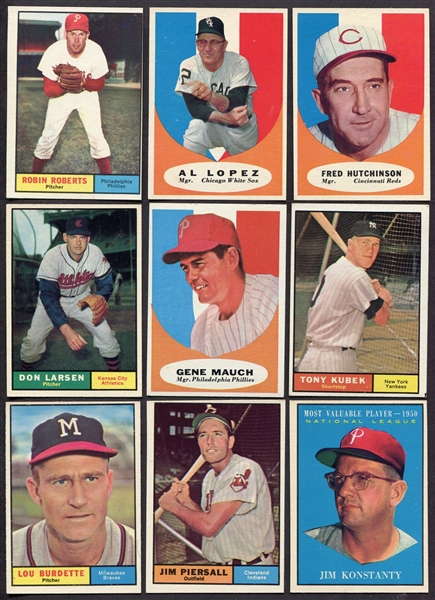 1961 Topps Lot of 30 Assorted w/HOFers Many Sharp Cards