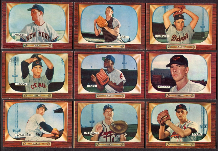 1955 Bowman Lot of 10 Different