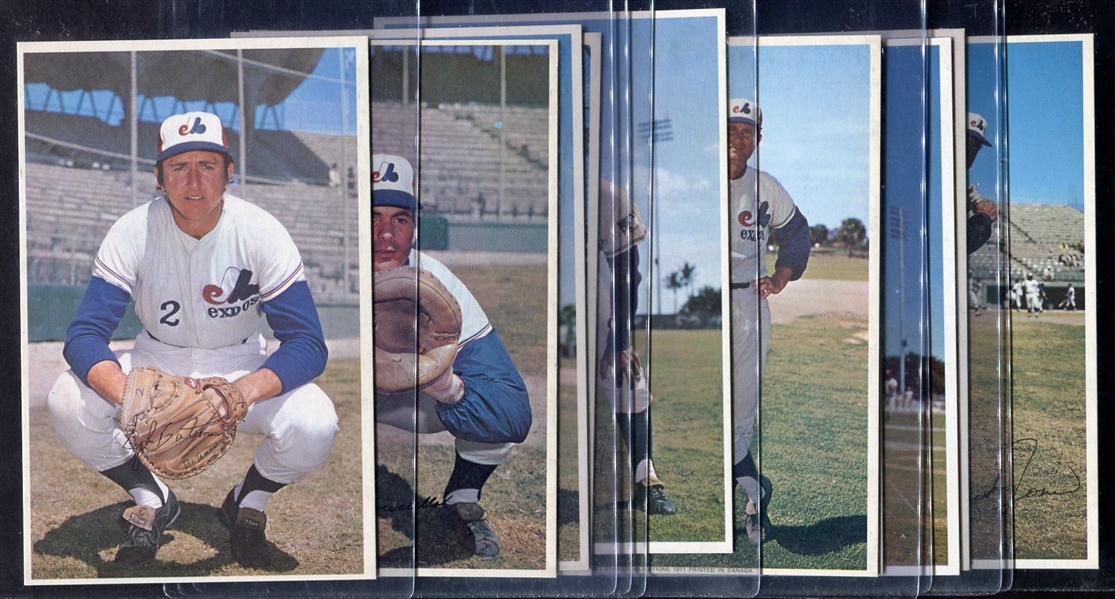 1971 Pro Star Promotions Montreal Expos Complete Set of 28 Nrmt/Mt
