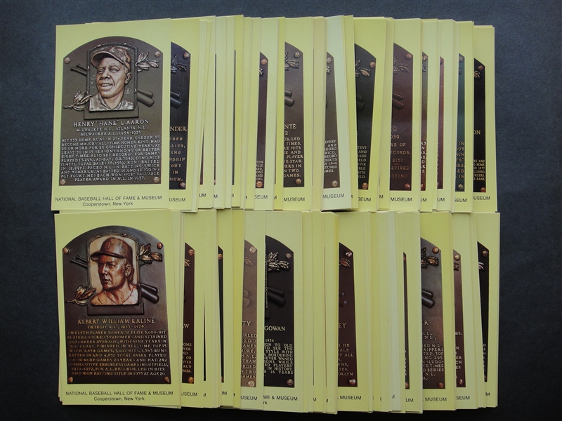 Baseball Hall of Fame 1964-Date Yellow Plaque 1995 Set of 224 