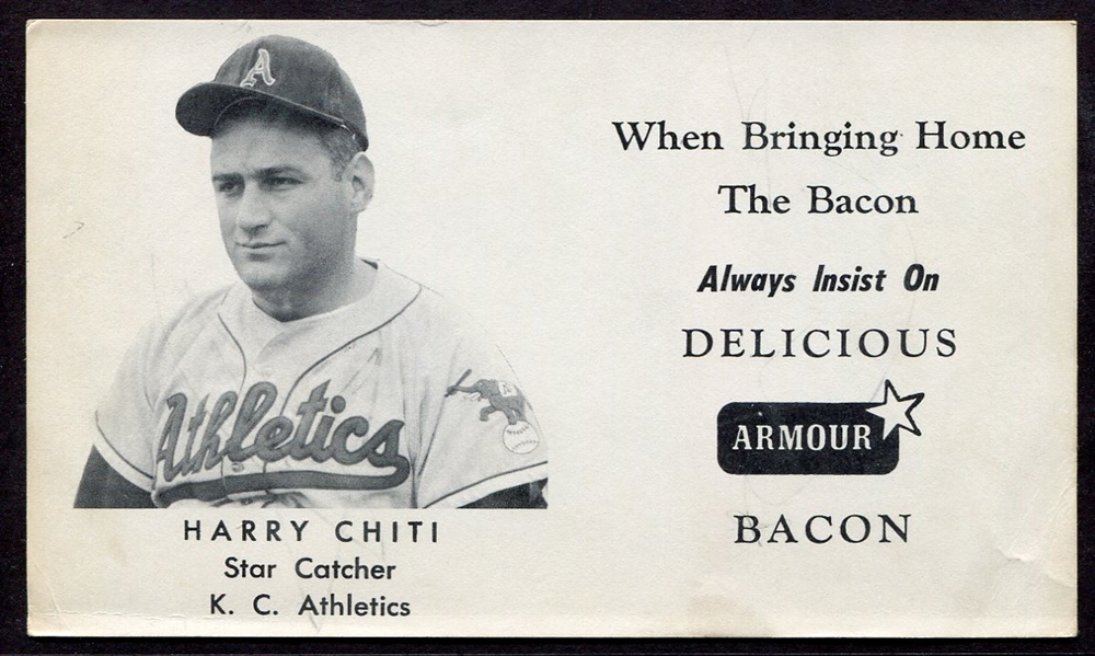 1959 Armour Bacon K. C. Athletics Harry Chiti