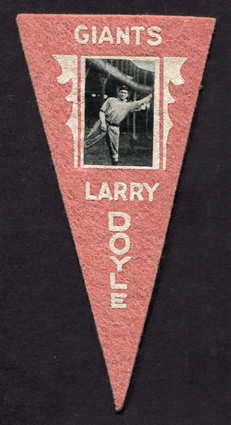 1916 BF2 Pennant Larry Doyle New York Giants