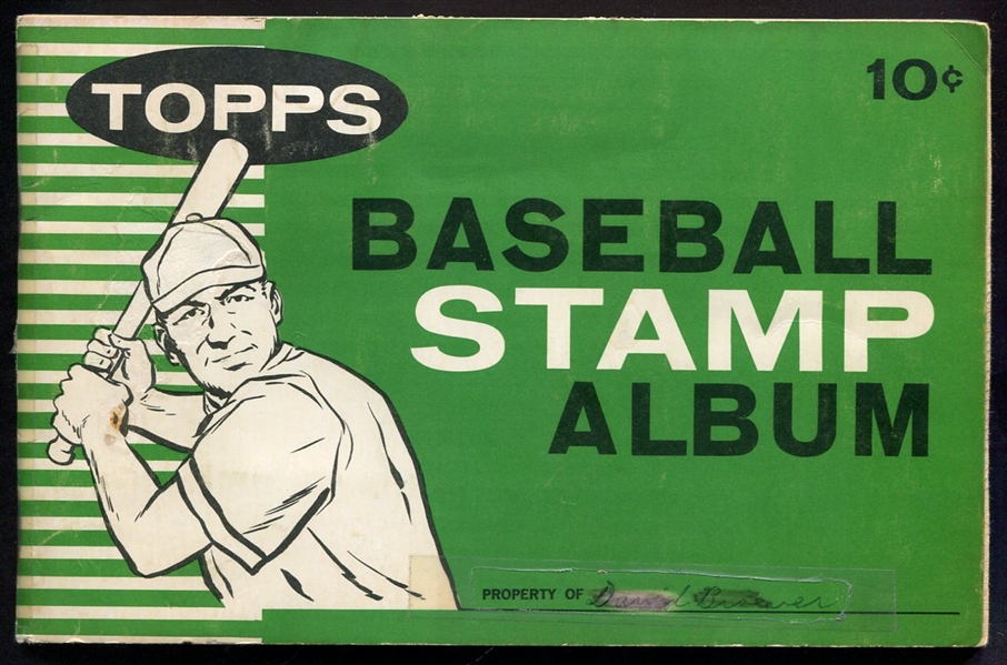 1961 Topps Stamps Complete Master Set in Album