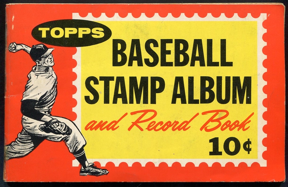 1962 Topps Stamps Complete Set in Album