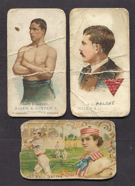 Allen & Ginter N28s & Goodwin N165 Games and Sports