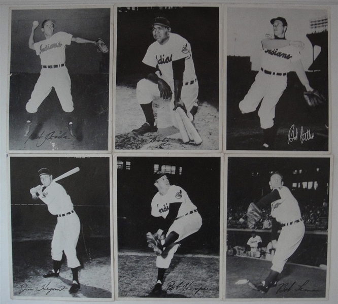 1953? Cleveland Indians Picture Pack Lot of 11