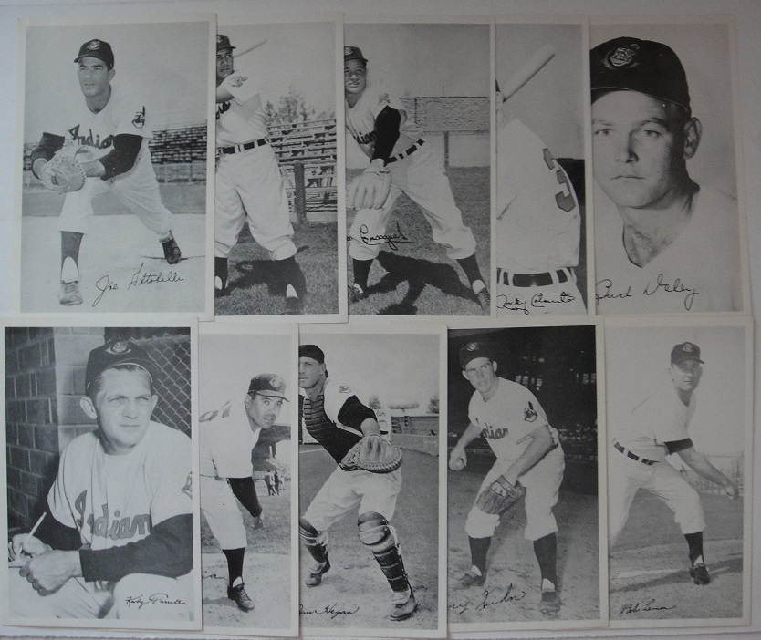 Lot Detail - Cleveland Indians Picture Pack Photos 1957? Lot of 24 ...